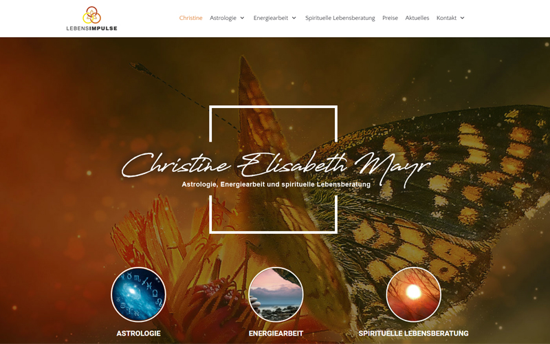 Styrolart Print und Webdesign - Lebensimpulse Christine Elisabeth Mayr - Webdesign Websiteerstellung